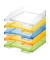Briefablage Klassik 1026-X-27, A4/C4, gr&uuml;n-transparent, Polystyrol stapelbar