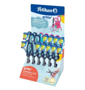 Display Schulschere griffix&reg, - rund, 15cm, sortiert PELIKAN 300007869
