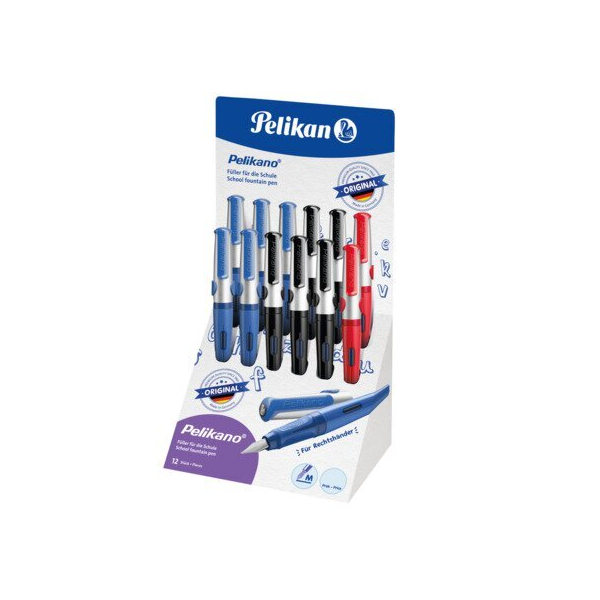 12 Stück Pelikan Füllhalter Pelikano, M, sortiert PELIKAN 300007934 4012700606846 Pelikan
