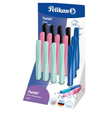 Display F&uuml;llhalter Twist&reg, M, sortiert PELIKAN 300007993