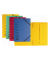 Eckspannmappe 24007-02, A4 blau Karton 335g, f&uuml;r ca. 150 Blatt  (80 g/m&sup2;), mit 3 Einschlagklappen
