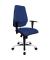 B&uuml;rostuhl Sitness 30, royalblau / silber, mit Armlehnen, bis 110kg, ohne Kopfst&uuml;tze