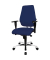 B&uuml;rostuhl Sitness 30, royalblau / silber, mit Armlehnen, bis 110kg, ohne Kopfst&uuml;tze