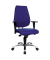 B&uuml;rostuhl Sitness 30, royalblau / silber, mit Armlehnen, bis 110kg, ohne Kopfst&uuml;tze