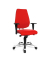 B&uuml;rodrehstuhl Sitness 30, rot / silber, mit Armlehnen, bis 110kg, ohne Kopfst&uuml;tze