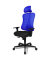 B&uuml;rostuhl Head Point SY, blau / schwarz, mit Armlehnen, bis 110kg, mit Kopfst&uuml;tze