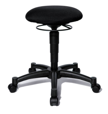 Hocker BAL10T20, schwarz, bis 110kg