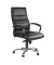B&uuml;rodrehstuhl TD LUX 10, schwarz / silber, mit Armlehnen, bis 110kg, ohne Kopfst&uuml;tze