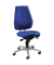 B&uuml;rostuhl Alustar Basic, blau / silber, bis 110kg, ohne Kopfst&uuml;tze