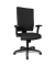 B&uuml;rostuhl Lightstar 20, schwarz / schwarz, mit Armlehnen, bis 110kg, ohne Kopfst&uuml;tze
