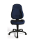 B&uuml;rodrehstuhl Wellpoint 10, blau / schwarz, bis 110kg, ohne Kopfst&uuml;tze