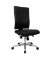 B&uuml;rodrehstuhl Lightstar 20, schwarz / chrom, bis 110kg, ohne Kopfst&uuml;tze