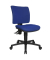 B&uuml;rodrehstuhl U50, blau / schwarz, bis 110kg, ohne Kopfst&uuml;tze