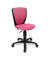 B&uuml;rodrehstuhl High S'cool, pink/schwarz / schwarz, bis 60kg, ohne Kopfst&uuml;tze
