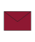 Designbriefumschlag Paperado 16400572, C6, nassklebend, 100g, rosso