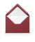 Designbriefumschlag Paperado 16400572, C6, nassklebend, 100g, rosso