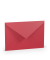 Designbriefumschlag Paperado 16401136, C5, nassklebend, 100g, rot matt