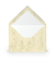 Designbriefumschlag Paperado 16400506, C6, nassklebend, 100g, chamois marmora
