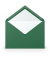 Designbriefumschlag Paperado 16401197, C5, nassklebend, 100g, tannengr&uuml;n