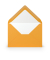 Designbriefumschlag Paperado 16400543, C6, nassklebend, 100g, ocker gerippt