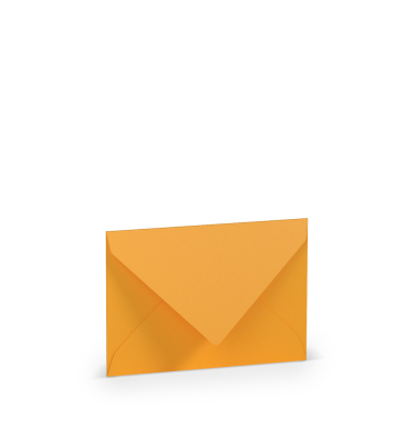 Designbriefumschlag Paperado 16400743, C7, nassklebend, 100g, ocker gerippt