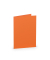 Blanko-Gru&szlig;karten Faltkarte 16400621 A5 105mm x 148mm (BxH) 220g ohne orange