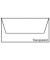Designbriefumschlag Paperado 164002142, Din Lang, nassklebend, 100g, transparent wei&szlig;