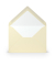 Designbriefumschlag Paperado 16402008, B6, nassklebend, 100g, chamois gerippt
