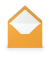 Designbriefumschlag Paperado 16402043, B6, nassklebend, 100g, ocker gerippt