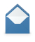 Designbriefumschlag Paperado 16402096, B6, Seidenfutter, 100g, stahlblau