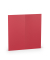 Blanko-Gru&szlig;karten 16406936 DIN lang 100mm x 210mm (BxH) 220g rot