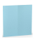 Blanko-Gru&szlig;karten 164069124 DIN lang 100mm x 210mm (BxH) 220g aquablau