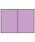 Blanko-Gru&szlig;karten Faltkarte planliegend 16407045 A5 105mm x 148mm (BxH) 220g Orchidee gerippt