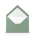 Designbriefumschlag Paperado 16402067, B6, nassklebend, 100g, eucalyptus