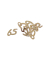 46505 10gr 65 Konfetti Zahl 65 gold