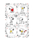 Sticker Snoopy wei&szlig;sw Snoopy Infinity