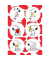 Sticker Snoopy wei&szlig;rot Snoopy Love