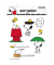 Sticker Snoopy wei&szlig;bunt Happy Day
