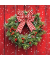 Weihnachtsservietten Atelier 1111-26516 / Wehnachtskranz, 3-lagig, 33x33cm