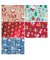 Geschenkpapier 1439-26004/PBS, sortiert (5 Motive), Kinder, Weihnachten, 70cm x 1,5m, 2m, farbig sortiert