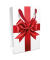 Weihnachts-Geschenktragetasche Schleife, 36 x 26 x 13 cm, rotwei&szlig; BRAUN + COMPANY 1583-26512