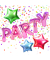 Motivservietten Atelier 1211-26018, mehrfarbig / Party, 3-lagig, 33x33cm