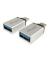 USB-Adapter 133473, USB-C auf USB-A, grau