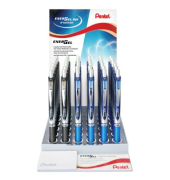 Gelschreiber Energel schwarz+blau   im Display PENTEL BL77AC-3G