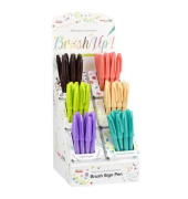 Faserschreiber Brush Pen sortiert  im Display PENTEL SES15C-6E1