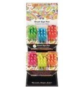 Faserschreiber BrushPen Neon, sortiert PENTEL SES15C-6E2