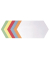 Moderationskarten UMZ173099, 29,7x16,5cm, Rhombus, 130g, farbig sortiert 