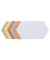 Moderationskarten UMZ173099, 29,7x16,5cm, Rhombus, 130g, farbig sortiert 
