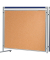 Pinntafel f&uuml;r Stellwand ECO, doppelseitig, EL-UTK150, 150x120cm, Kork, Aluminiumrahmen