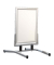 Kundenstopper Outdoor Plus BS1308, A1, 73,0 x 105,0 x 115,0 cm, wetterfest, silber